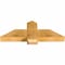 Ekena Millwork Eugene Rough Sawn Timber Gable Bracket, Western Red Cedar, 36"W x 13"H x 4"D x 6"F, 9/12 Pitch GBW036X13X0406EUG00RWR - alternate 2